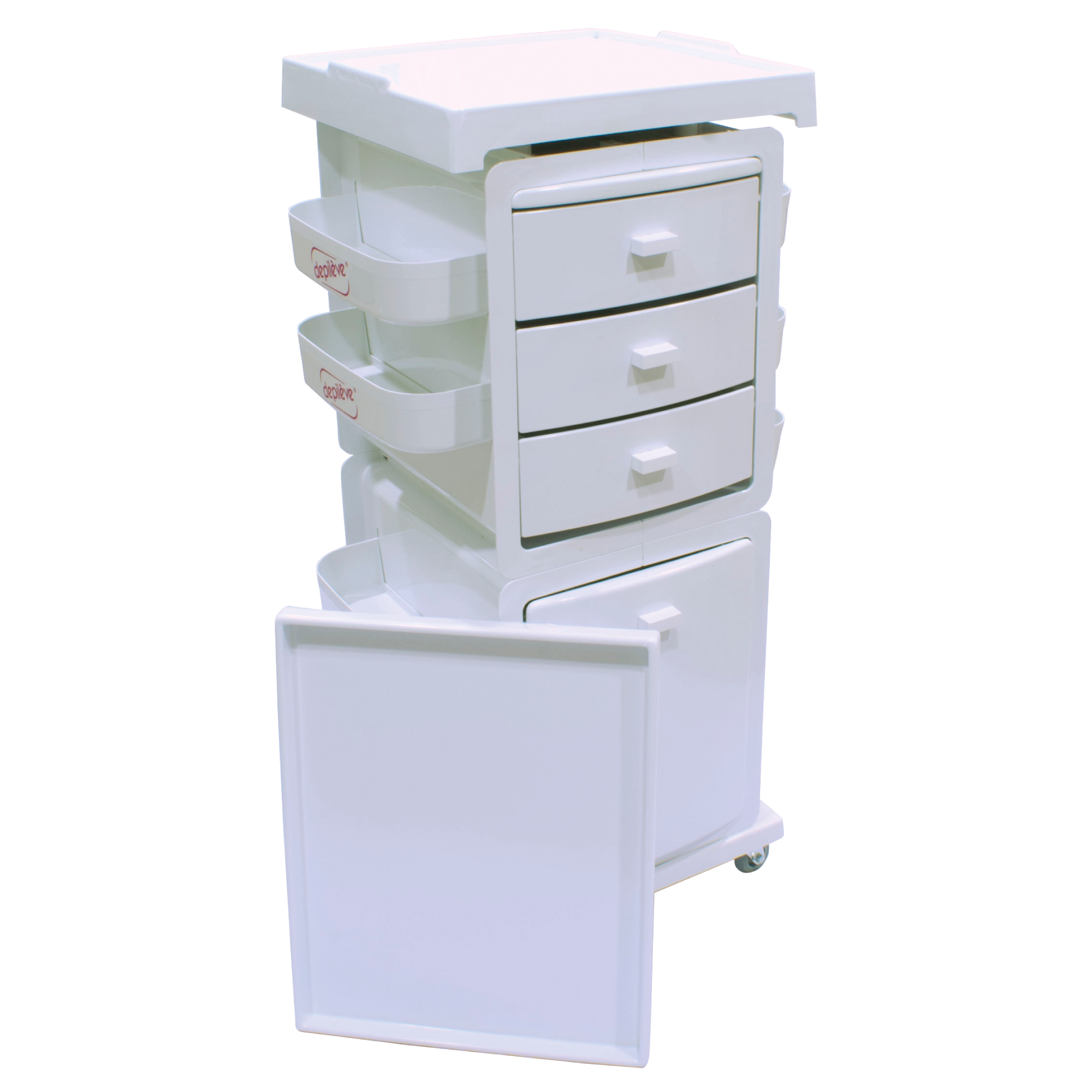 Depilive work Trolley front Tray Depilive work Trolley front Tray